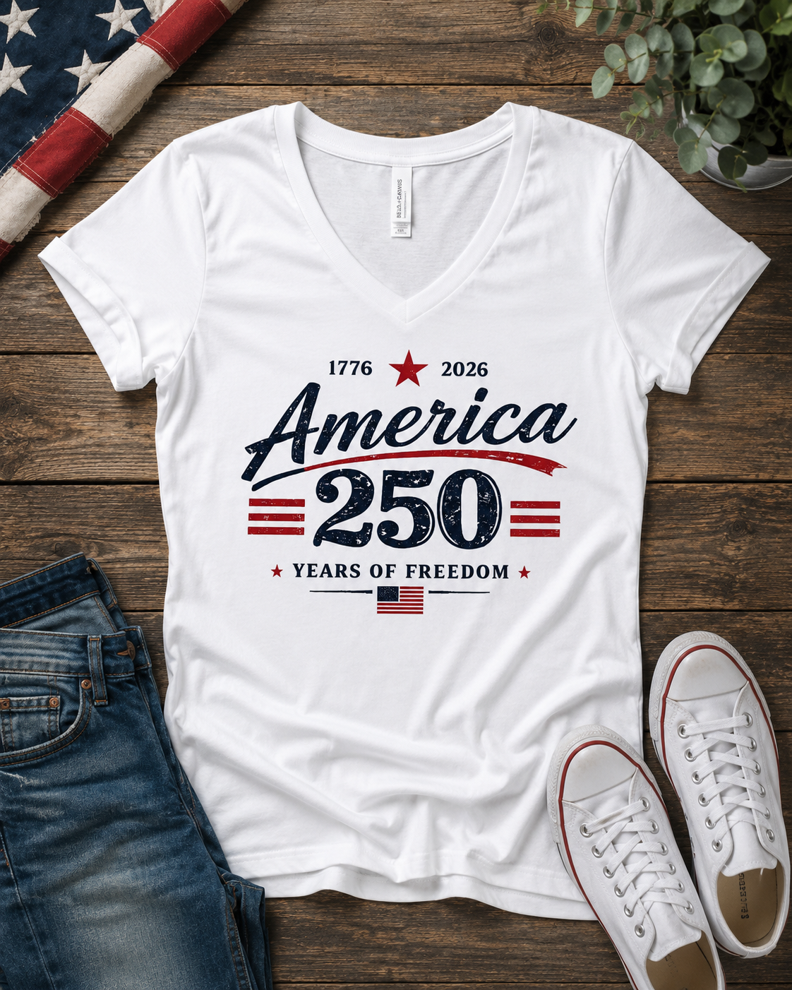 America 250 Vintage Freedom Tee