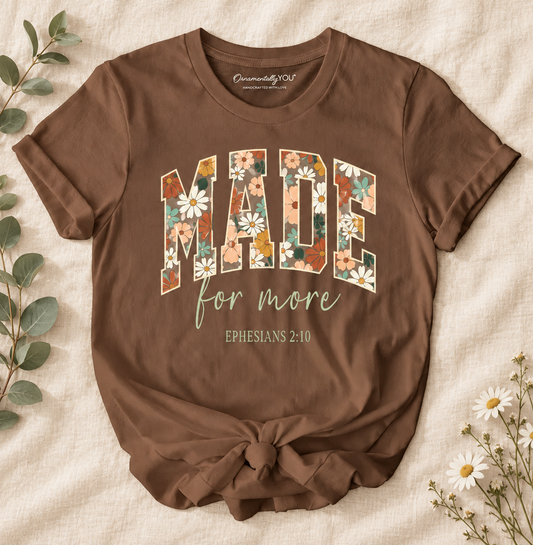 Made for More Floral Tee | Heather Brown